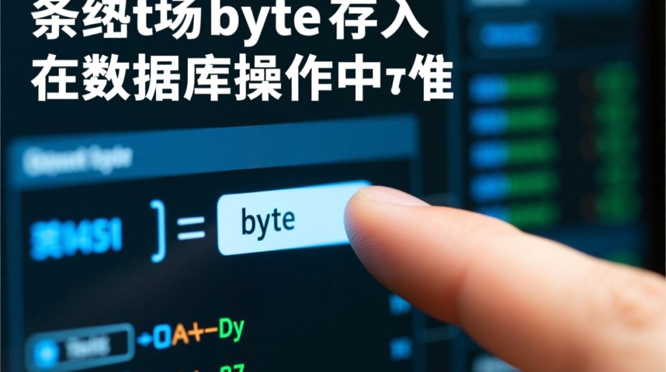 数据库字段是byte类型,数据怎么正确存入? - 数海云