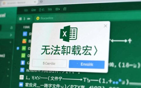 Excel无法加载宏怎么办？3步解决常见问题