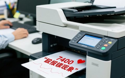 7400报错无纸怎么办？打印机故障解决指南