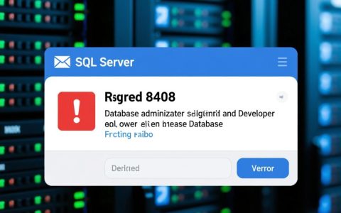 SQL邮件报错8408，如何解决邮件发送失败问题？
