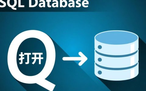 如何用SQL命令打开已创建好的数据库？