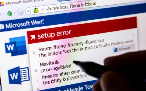 word报错setup error怎么办？解决方法是什么？