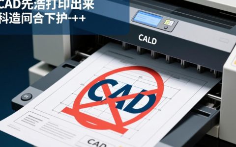 打印CAD图纸出不来？这3个隐藏原因快排查！
