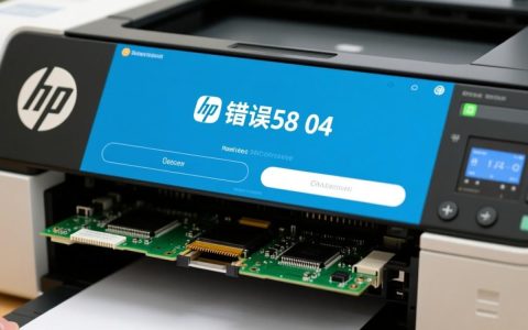HP报错58-04是什么意思？如何解决打印机故障？