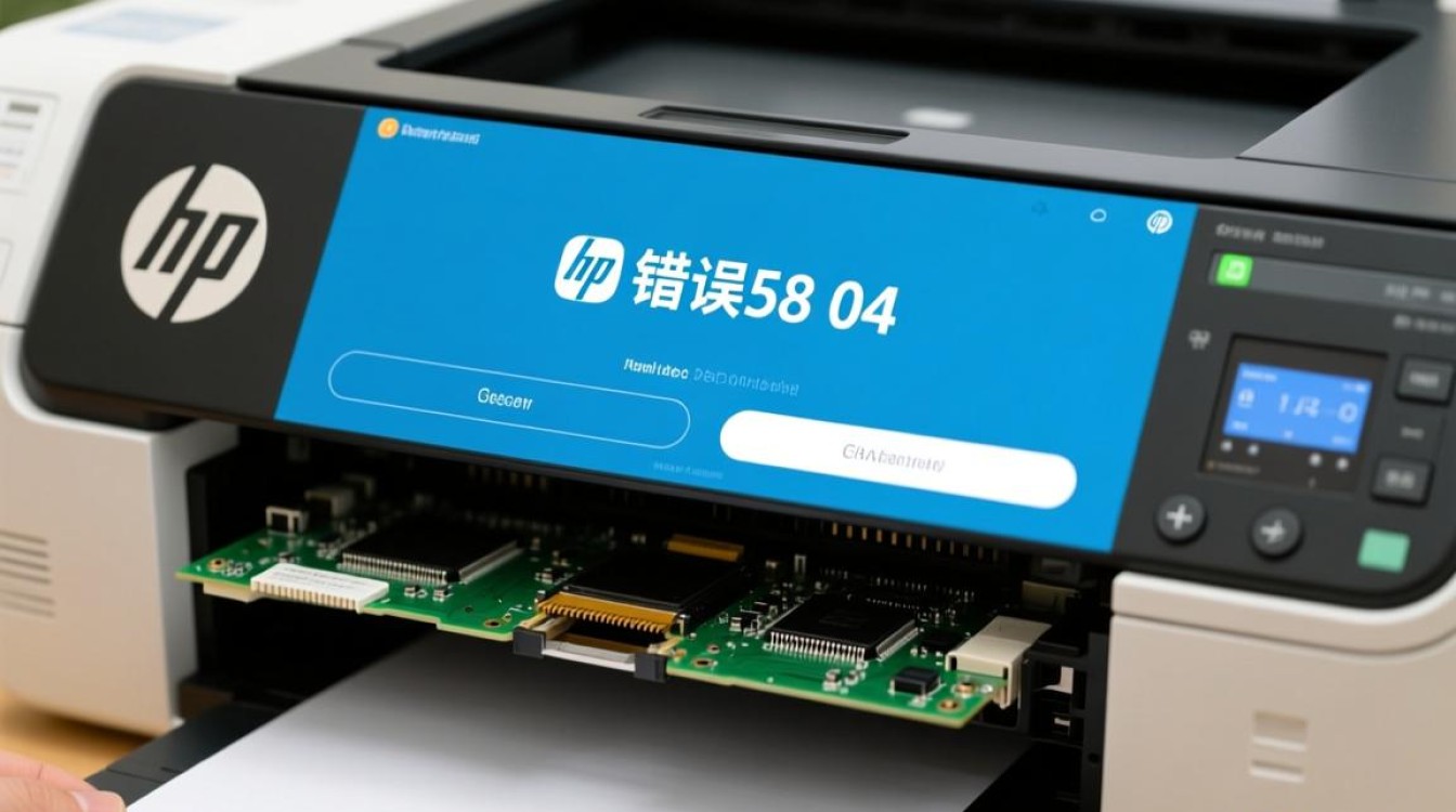 HP报错58-04是什么意思？如何解决打印机故障？