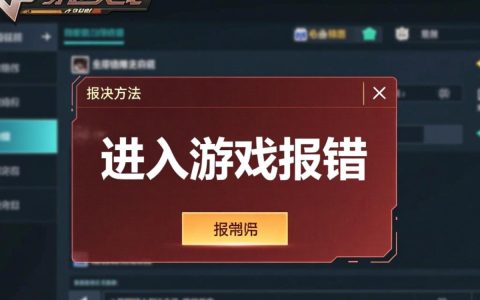 穿越火线进去报错