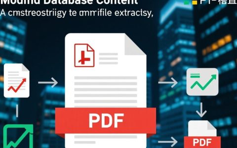 pdf格式后怎么修改数据库