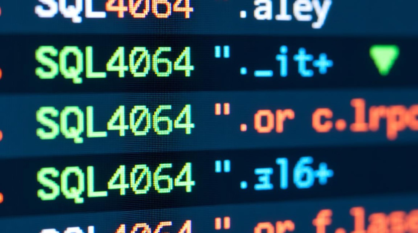 sql4064报错 sql4064报错