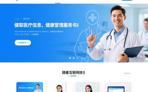 健康网站模板哪里找？免费好用还有设计感吗？
