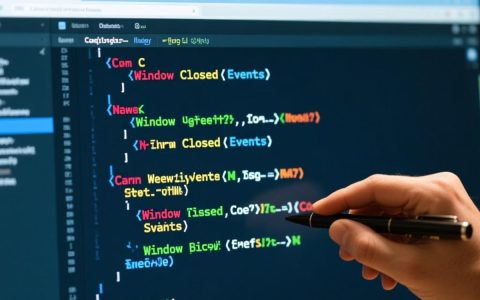 c窗口关闭报错是什么原因导致的？