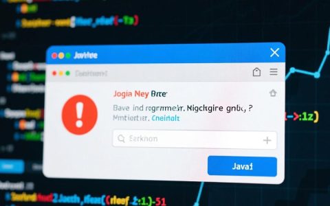 java报错框编辑时如何快速定位并解决常见报错？