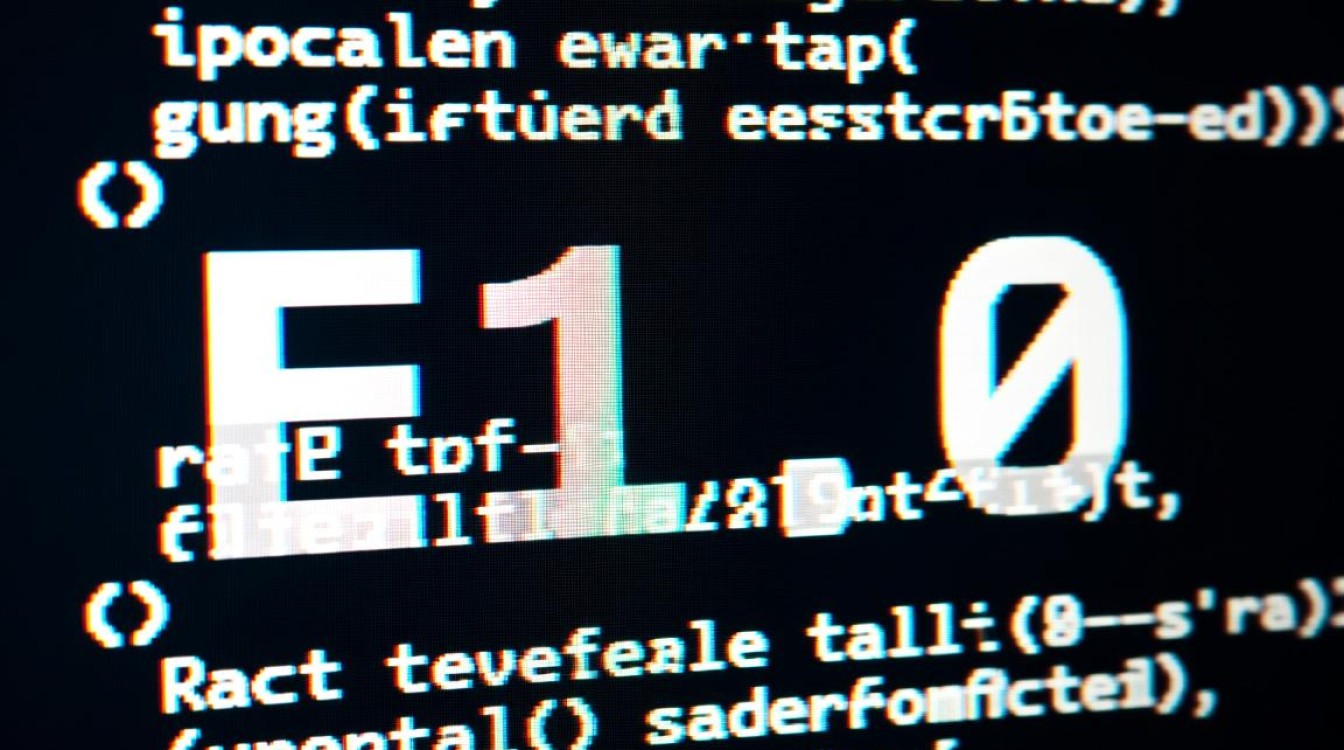 报错E1.0是什么原因？如何快速解决？