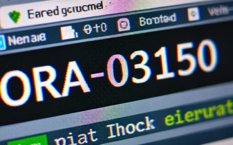 ora-03150报错