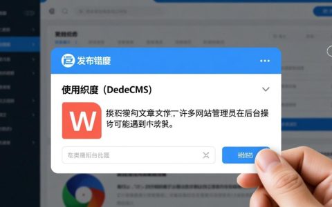 dede发布文章报错是什么原因导致的解决方法