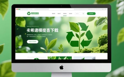环保网站模板下载