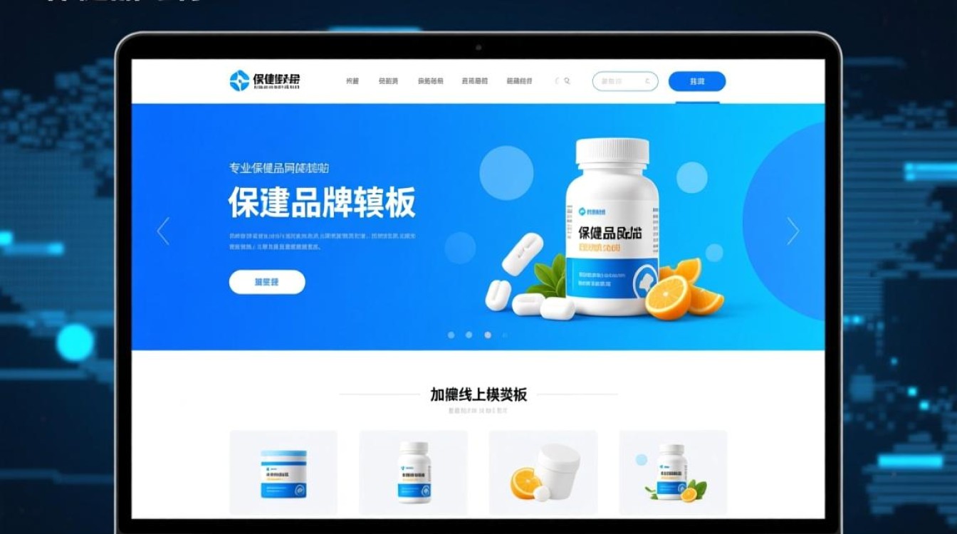 保健品网站模板 保健品网站模板