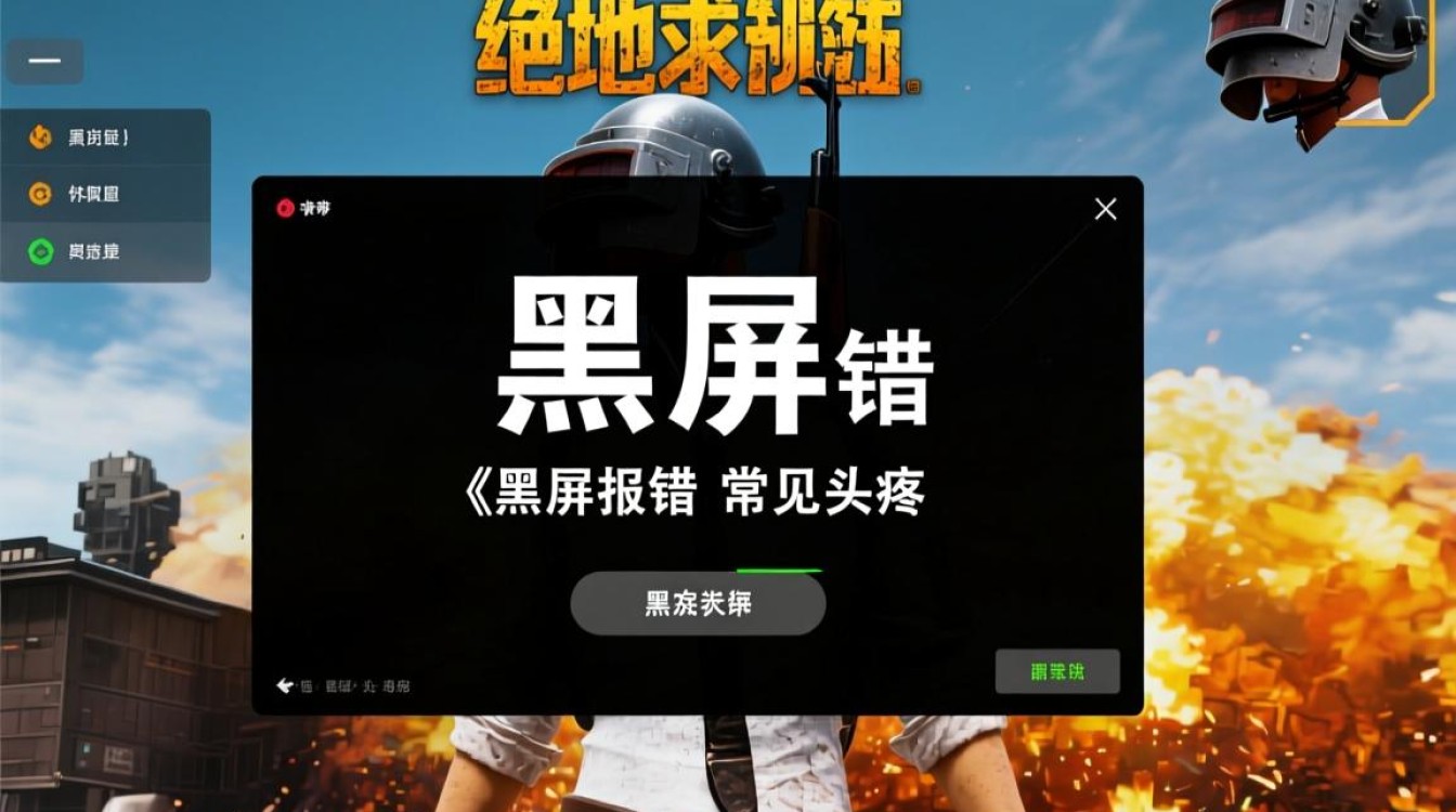 吃鸡黑屏报错 吃鸡黑屏报错