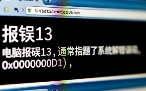 电脑报错13背后原因揭秘，为何频繁出现，如何解决？