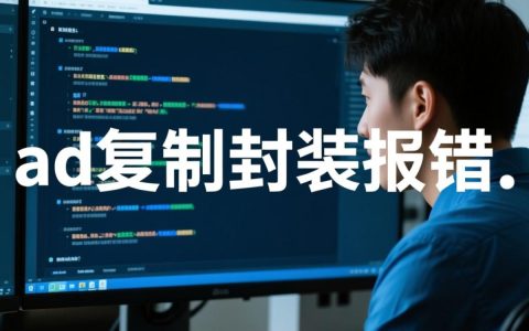 ad复制封装报错是什么原因导致的？解决方法有哪些？详解排查过程！