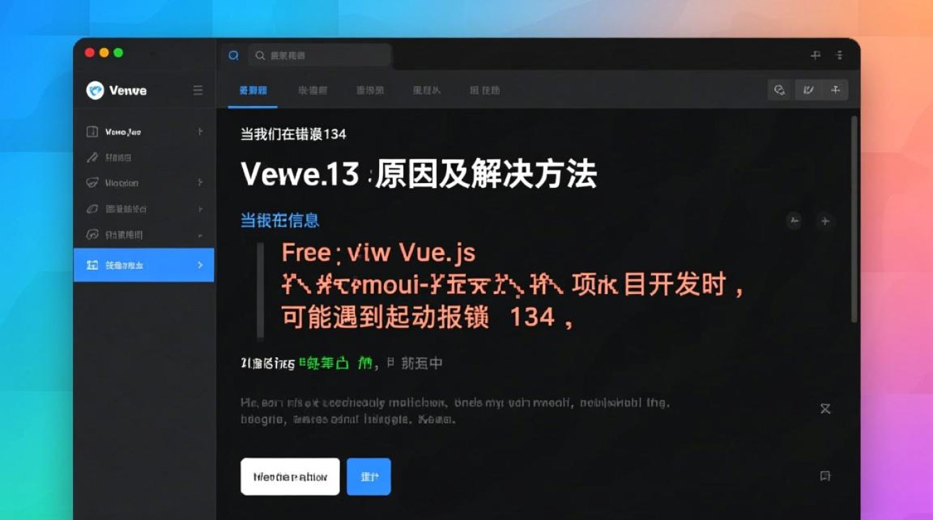 Vue启动报错134？深入解析及解决方案大揭秘！