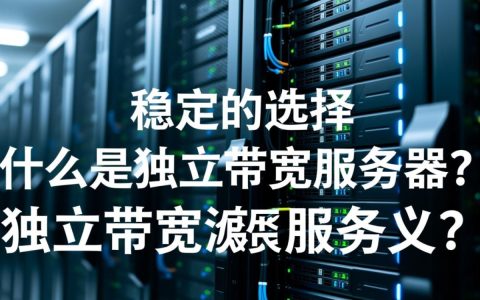 独立带宽服务器，为何选择它而非共享带宽？揭秘独立带宽的优势与挑战！