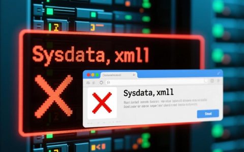 sysdata.xml文件报错？揭秘常见问题及解决技巧