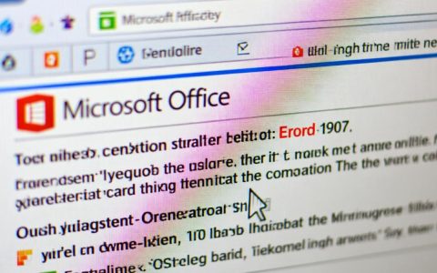 为什么安装OFFICE软件总是遇到报错1907的问题？原因和解决办法是什么？