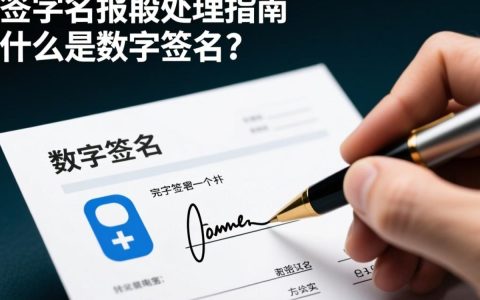 数字签名报错频发？揭秘常见问题及解决方法！