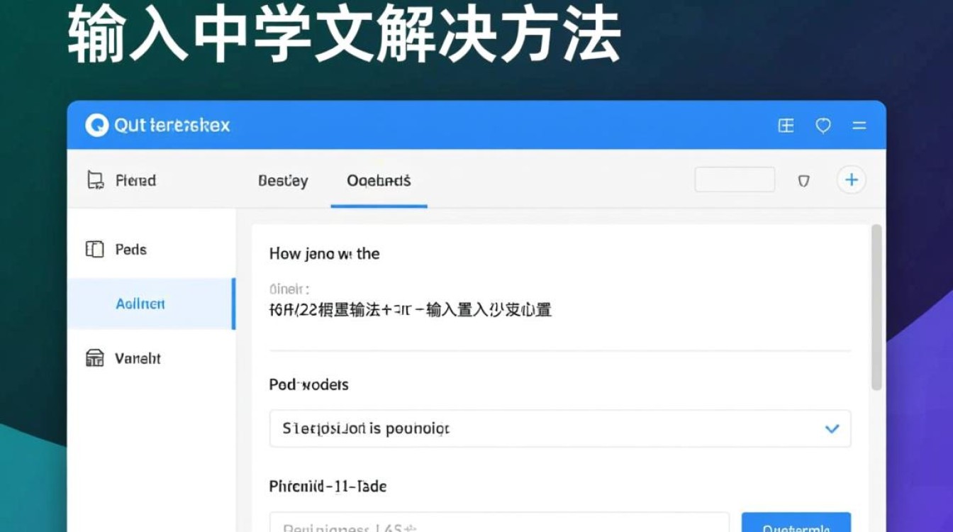 Qt环境中文输入问题详解，为何出现qt无法输入中文难题？