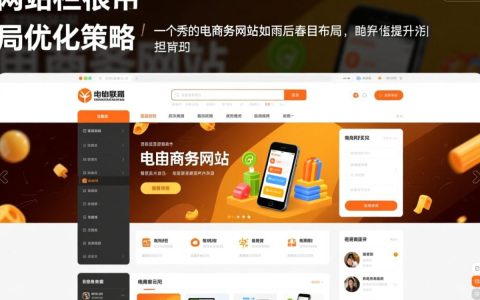 电子商务网站栏目如何优化布局，提升用户体验？