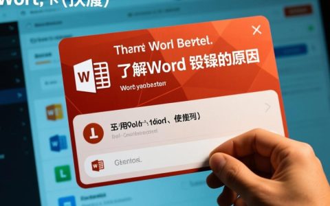 Word文档频繁报错怎么办？彻底取消Word报错功能全攻略！