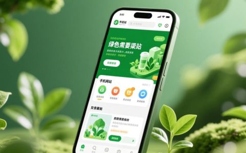 绿色手机网站模板，如何设计既环保又吸引人的用户体验？