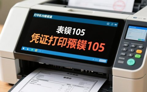 凭证打印报错105问题排查攻略，为何会出现这个故障？