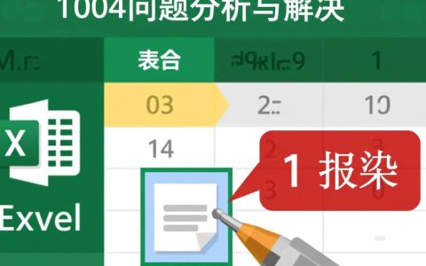 为何合并表格时频繁出现报错1004？原因及解决办法揭秘！