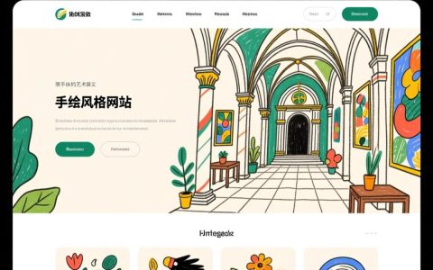 手绘风格网站的魅力何在？探索设计美学与用户体验的完美结合之谜？