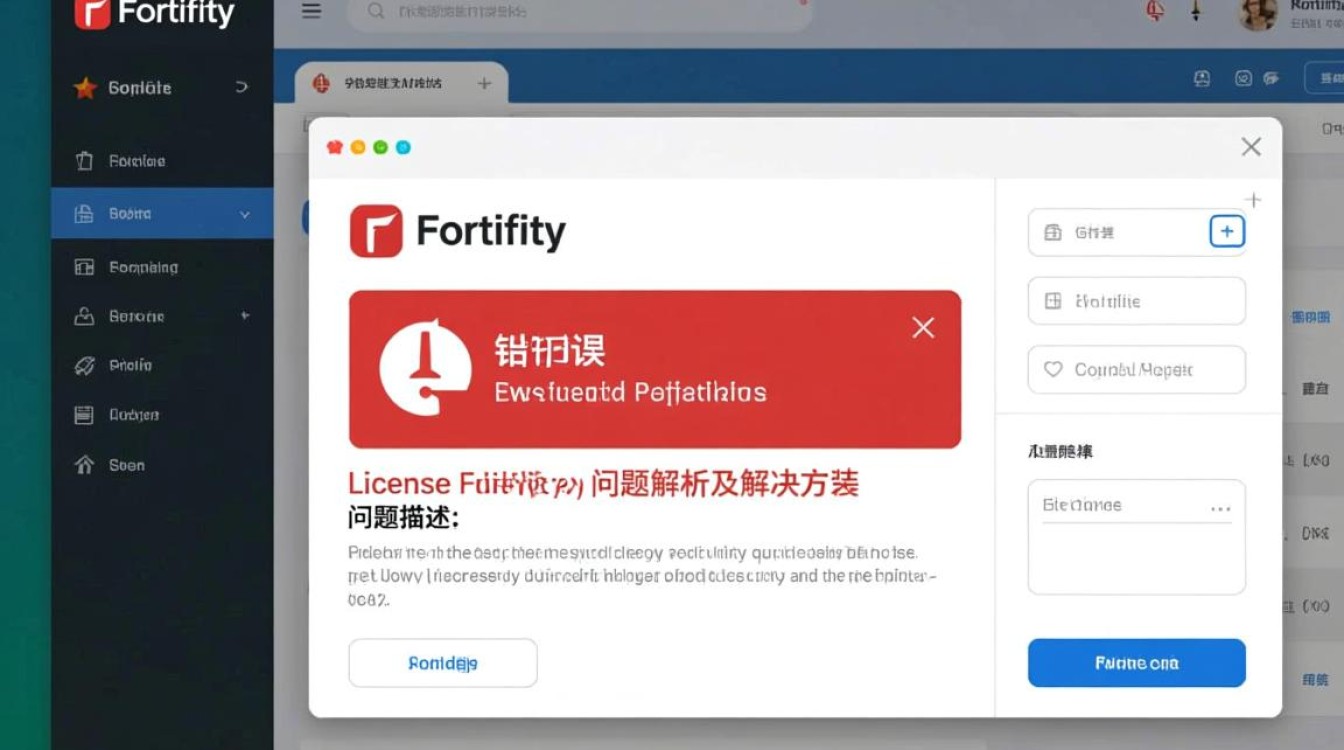 安装Fortify时频繁出现license错误,究竟是什么原因导致许可证问题? 安装Fortify时频繁出现license错误,究竟是什么原因导致许可证问题?