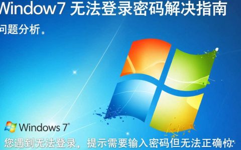 Win7系统无法登录密码？究竟是什么原因导致密码失效？快速排查与解决方法揭晓！