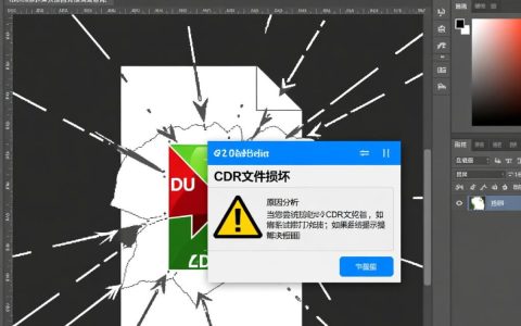 为什么我的CDR文件一打开就频繁报错？紧急求解！
