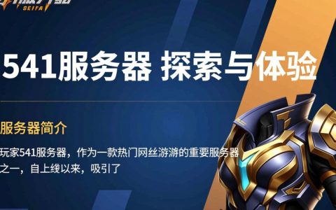 玩家541服务器背后隐藏的神秘故事究竟是什么？