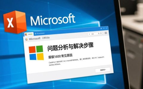 Office安装报错1600为何频繁出现？解决方法大揭秘！