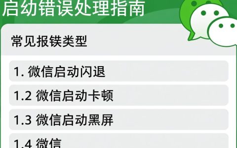 微信启动报错？是系统问题还是应用故障？详细排查方法及解决方案在这里！