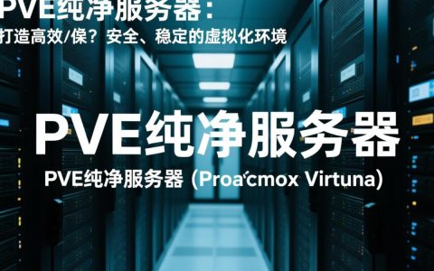 PVE纯净服务器究竟有何优势？为何如此备受瞩目？