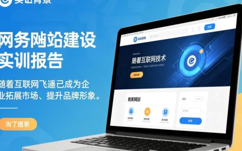 商务网站建设实训报告，如何打造高效商务网站，有哪些关键要素和挑战？