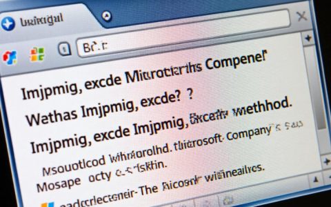 imjpmig.exe 报错如何解决？探析故障原因及修复方法详解