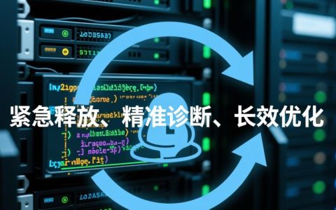 服务器内存满了怎么清除，如何快速释放内存占用？