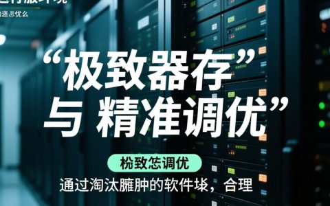 服务器内存小怎么优化，内存不足有哪些解决方法