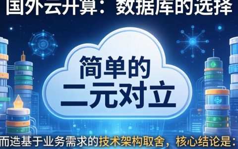 国外云计算与数据库哪个好？国外云服务器和数据库怎么选择