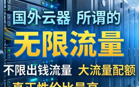 国外云服务器无限流量哪里便宜？海外大带宽服务器推荐