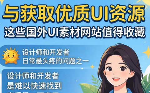 国外ui素材网站哪里找？免费高质量ui素材网站推荐