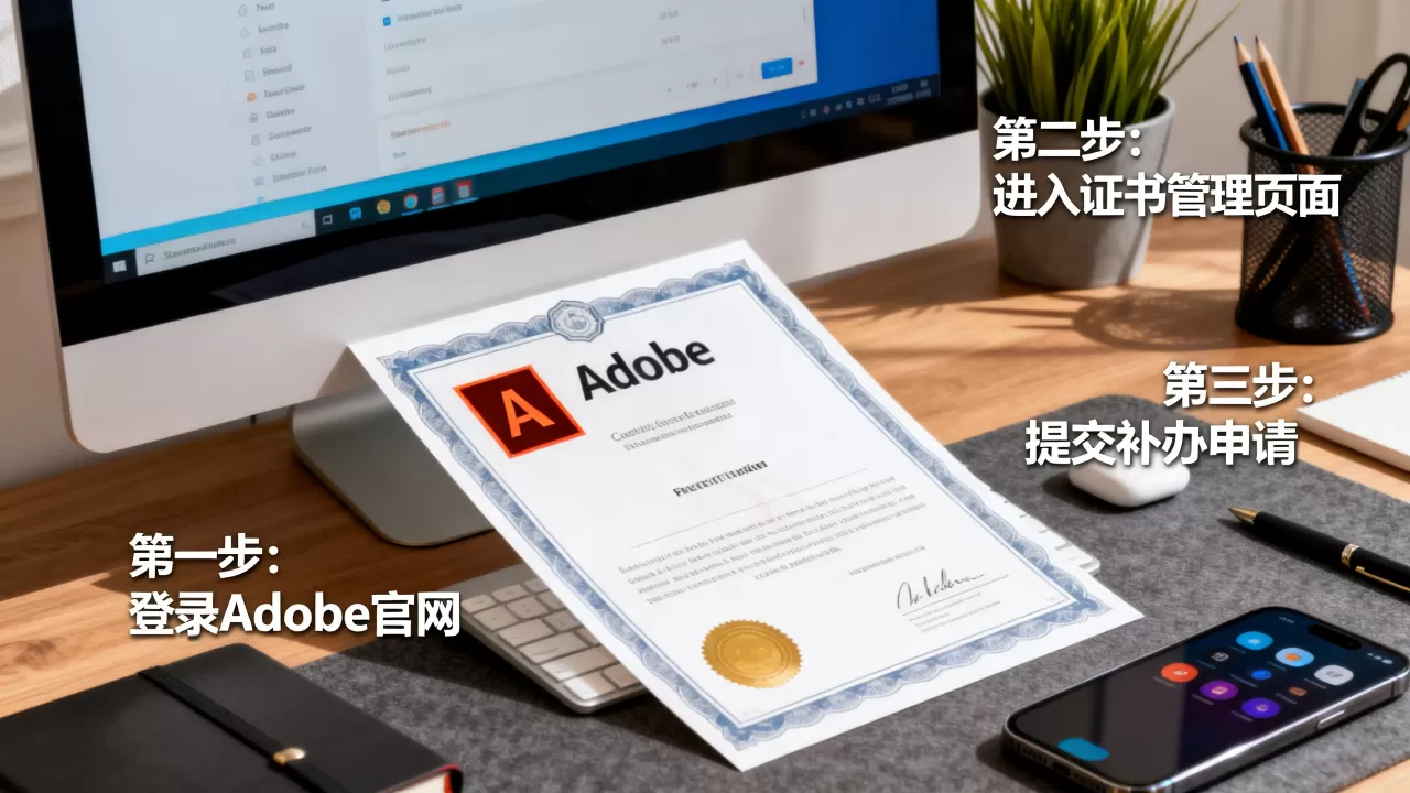 Adobe证书丢失怎么找回?Adobe证书补办流程 Adobe证书丢失怎么找回?Adobe证书补办流程